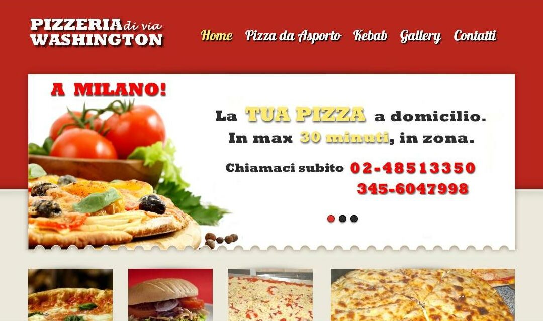 Sito istituzionale Pizzaviawashington.com