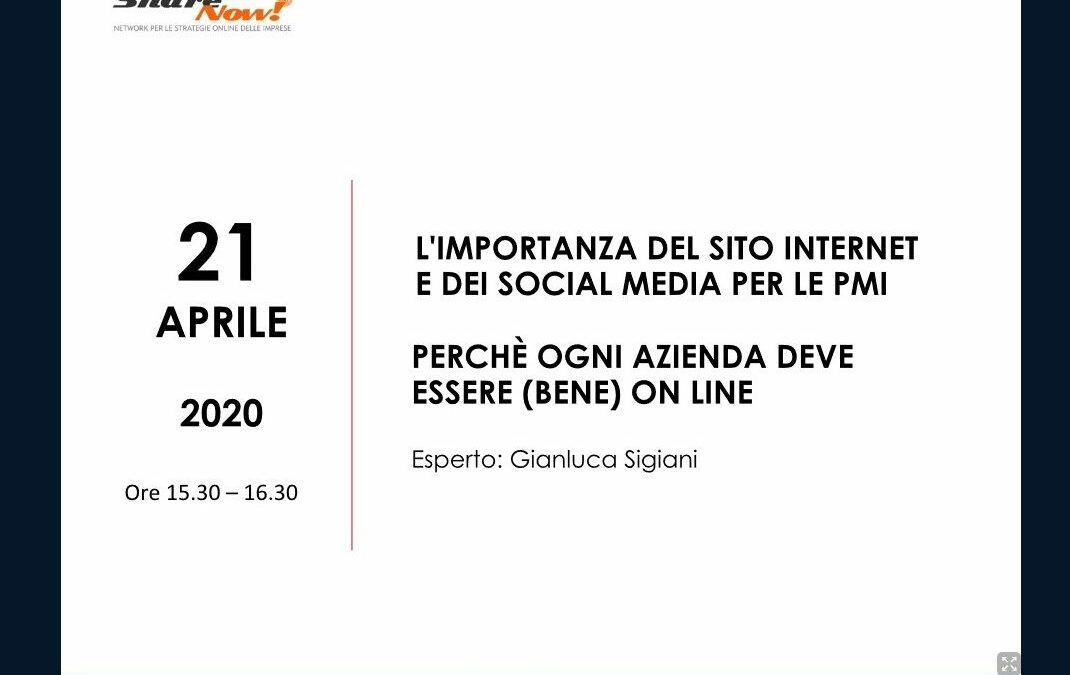 Webinar PMI: il modo migliore per affrontare (on-line) la crisi attuale