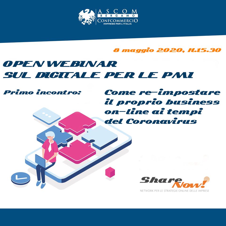"Come re-impostare il proprio business on-line ai tempi del Coronavirus".